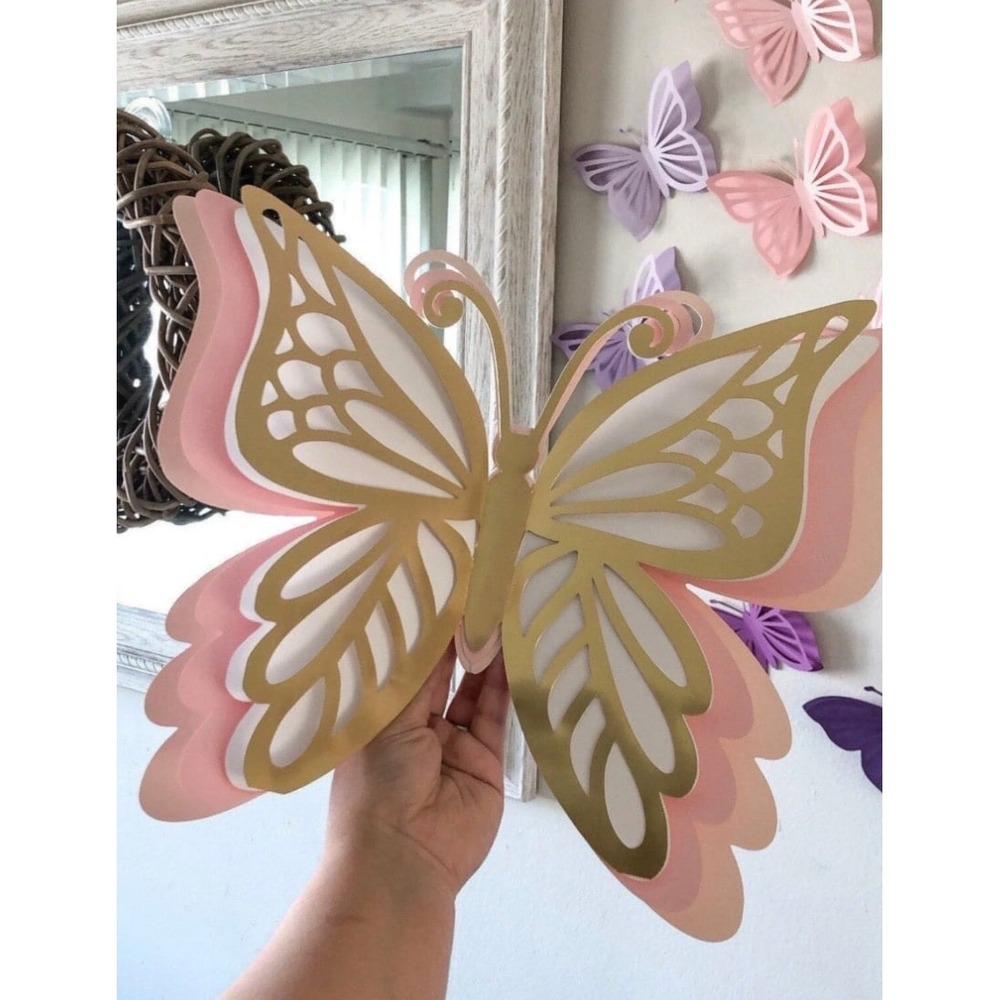 3D Butterfly set - 12 inch & 5 sizes